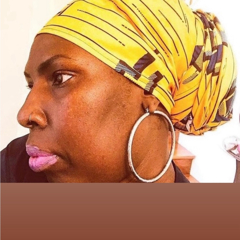 African Print Head wrap with Matching Mask